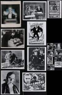 1x0784 LOT OF 17 BELA LUGOSI REPRO PHOTOS 1980s great images including Dracula & Son of Frankenstein!