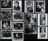 1x1018 LOT OF 14 REPRO PHOTOS FROM 1930S HORROR MOVIES 1980s Wolfman & more!