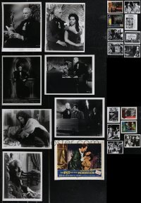 1x0782 LOT OF 22 REPRO PHOTOS FROM 1960S VINCENT PRICE/EDGAR ALLAN POE MOVIES! 1980s great scenes!