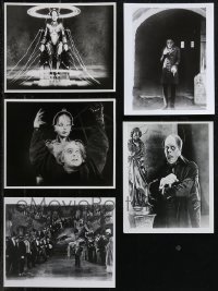 1x0795 LOT OF 5 REPRO PHOTOS FROM CLASSIC SILENT HORROR/SCI-FI MOVIES 1980s Metropolis & more!