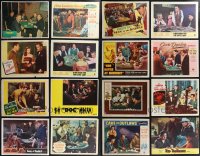 1x0366 LOT OF 16 GAMBLING LOBBY CARDS 1940s-1970s great scenes from several movies!