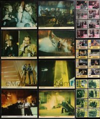 1x0344 LOT OF 32 FAIR TO GOOD CONDITION LOBBY CARDS 1940s-1950s complete sets from four movies!