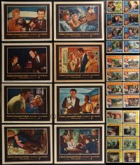 1x0341 LOT OF 36 LOBBY CARDS 1940s-1950s complete sets from four different movies!