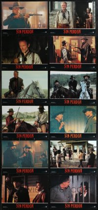 1x0374 LOT OF 12 UNFORGIVEN SPANISH LOBBY CARDS 1992 Clint Eastwood, Gene Hackman, Morgan Freeman