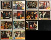 1x0372 LOT OF 13 COWBOY WESTERN LOBBY CARDS 1940s-1950s great scenes from a variety of movies!