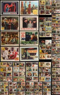 1x0292 LOT OF 222 LOBBY CARDS 1940s-1980s great scenes from a variety of different movies!