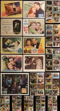 1x0303 LOT OF 97 LOBBY CARDS 1920s-1950s incomplete sets from a variety of different movies!