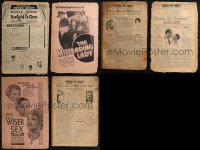 1x0113 LOT OF 6 CLAUDETTE COLBERT PARAMOUNT PRESSBOOKS 1920s-1930s The Misleading Lady & more!