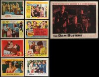 1x0381 LOT OF 9 1950S LOBBY CARDS 1950s great scenes from a variety of different movies!