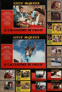 1x0811 LOT OF 24 UNFOLDED ITALIAN PHOTOBUSTAS 1980s great images from a variety of movies!