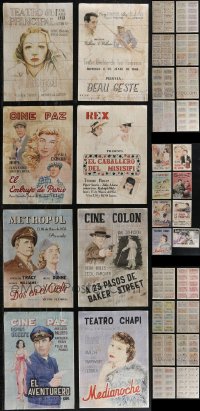 1x0463 LOT OF 16 SPANISH HERALDS 1940s-1960s great images from a variety of different movies!