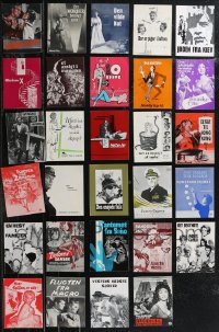 1x0733 LOT OF 29 DANISH PROGRAMS 1940s-1960s great images from a variety of different movies!