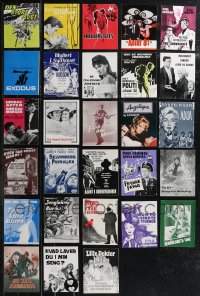 1x0734 LOT OF 28 DANISH PROGRAMS 1950s-1970s great images from a variety of different movies!
