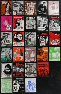 1x0735 LOT OF 27 DANISH PROGRAMS 1950s-1960s great images from a variety of different movies!