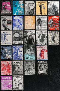 1x0736 LOT OF 25 DANISH PROGRAMS 1950s-1970s great images from a variety of different movies!