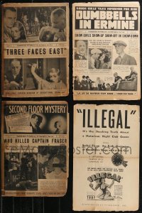 1x0123 LOT OF 5 EARLY WARNER BROS & VITAGRAPH PRESSBOOKS 1930s advertising for a variety of different movies!