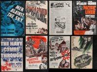 1x0094 LOT OF 8 RKO WAR PRESSBOOKS 1930s-1940s advertising for a variety of different movies!
