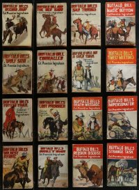1x0513 LOT OF 16 BUFFALO BILL PAPERBACK BOOKS 1900s-1910s stories by Colonel Prentiss Ingraham!