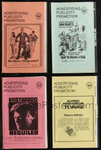 1x0561 LOT OF 8 UNCUT PRESSBOOKS 1960s-1970s advertising for a variety of different movies!