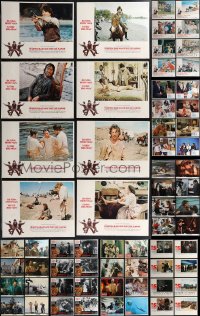 1x0296 LOT OF 112 1970S & NEWER LOBBY CARDS 1970s-2000s complete sets from 14 different movies!