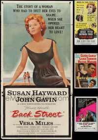 1x0517 LOT OF 5 FOLDED MISCELLANEOUS POSTERS 1950s-1960s great images from a variety of movies!