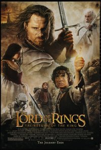 1x1062 LOT OF 13 UNFOLDED SINGLE-SIDED 27X40 LORD OF THE RINGS: THE RETURN OF THE KING ONE-SHEETS 2003