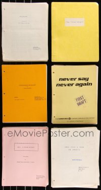 1x0581 LOT OF 6 MOVIE COPY SCRIPTS 1980s see how the original scripts were written!