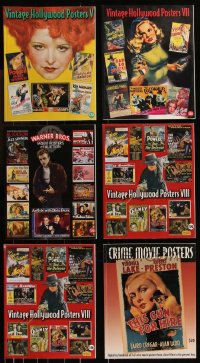 1x0511 LOT OF 6 BRUCE HERSHENSON SOFTCOVER MOVIE POSTER BOOKS AND AUCTION CATALOGS 1997-2004 cool!