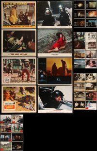 1x0331 LOT OF 46 LOBBY CARDS 1940s-1980s complete & incomplete sets from different movies!