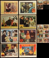 1x0363 LOT OF 19 LOBBY CARDS 1940s-1960s great scenes from a variety of different movies!