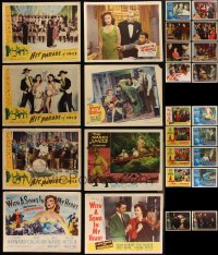 1x0353 LOT OF 26 LOBBY CARDS FROM SUSAN HAYWARD MOVIES 1940s-1950s incomplete sets!