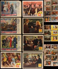 1x0350 LOT OF 29 LOBBY CARDS 1940s-1950s incomplete sets from a variety of different movies!