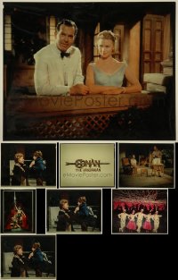 1x0717 LOT OF 8 COLOR 8X10 TRANSPARENCIES 1960s-1980s great scenes from a variety of movies!