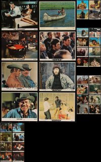 1x0643 LOT OF 36 MINI LOBBY CARDS & COLOR 8X10 STILLS 1970s great scenes from a variety of movies!
