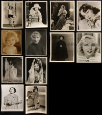 1x0689 LOT OF 12 FEMALE PORTRAIT 8X10 STILLS 1930s-1940s great images of leading & supporting ladies!