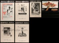 1x0114 LOT OF 6 1960S UNIVERSAL PRESSBOOKS 1960s advertising for a variety of different movies!