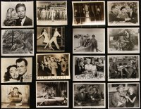 1x0658 LOT OF 24 MOSTLY 1940S 8X10 STILLS 1940s great scenes from a variety of different movies!