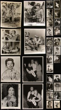 1x0647 LOT OF 31 MOSTLY 1950S 8X10 STILLS 1950s great scenes & portraits from a variety of movies!
