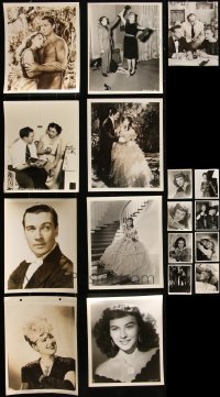 1x0674 LOT OF 17 MOSTLY 1940S 8X10 STILLS 1940s great portraits from a variety of movies!