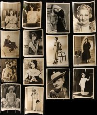 1x0683 LOT OF 14 1920S-30S FEMALE PORTRAIT 8X10 STILLS 1920s-1930s leading & supporting ladies!