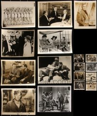 1x0655 LOT OF 25 MOSTLY 1930S & 1940S 8X10 STILLS 1930s-1940s scenes from a variety of movies!