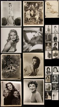1x0654 LOT OF 25 PRETTY LADIES 8X10 STILLS 1930s-1980s great portraits of beautiful women!