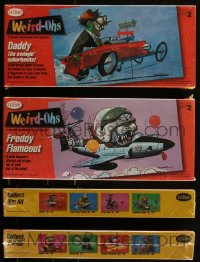 1x0030 LOT OF 2 TESTORS WEIRD-OHS PLASTIC MODEL KITS 1993 Daddy & Freddy Flameout by Bill Campbell!