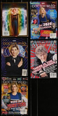 1x0423 LOT OF 5 DOCTOR WHO ENGLISH BOOKAZINE & MAGAZINES 2010s many great images & articles!