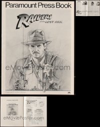 1x0567 LOT OF 3 RAIDERS OF THE LOST ARK PRESSBOOKS 1981 Richard Amsel art of Harrison Ford!