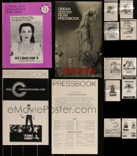 1x0572 LOT OF 14 UNCUT PRESSBOOKS 1960s-1970s advertising for a variety of different movies!