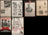 1x0107 LOT OF 6 PRESSBOOKS 1930s-1950s advertising for a variety of different movies!