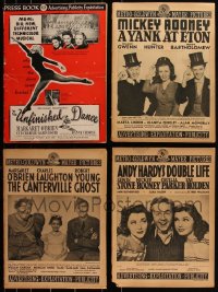 1x0095 LOT OF 8 MGM 1940S PRESSBOOKS 1940s advertising for a variety of different movies!