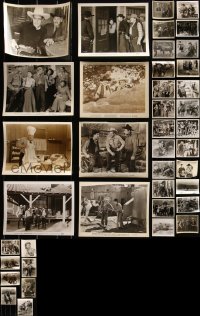 1x0634 LOT OF 40 COWBOY WESTERN 8X10 STILLS 1940s-1950s great scenes from several movies!