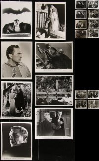 1x0783 LOT OF 20 HORROR/SCI-FI REPRO PHOTOS 1980s great scenes from several classic movies!